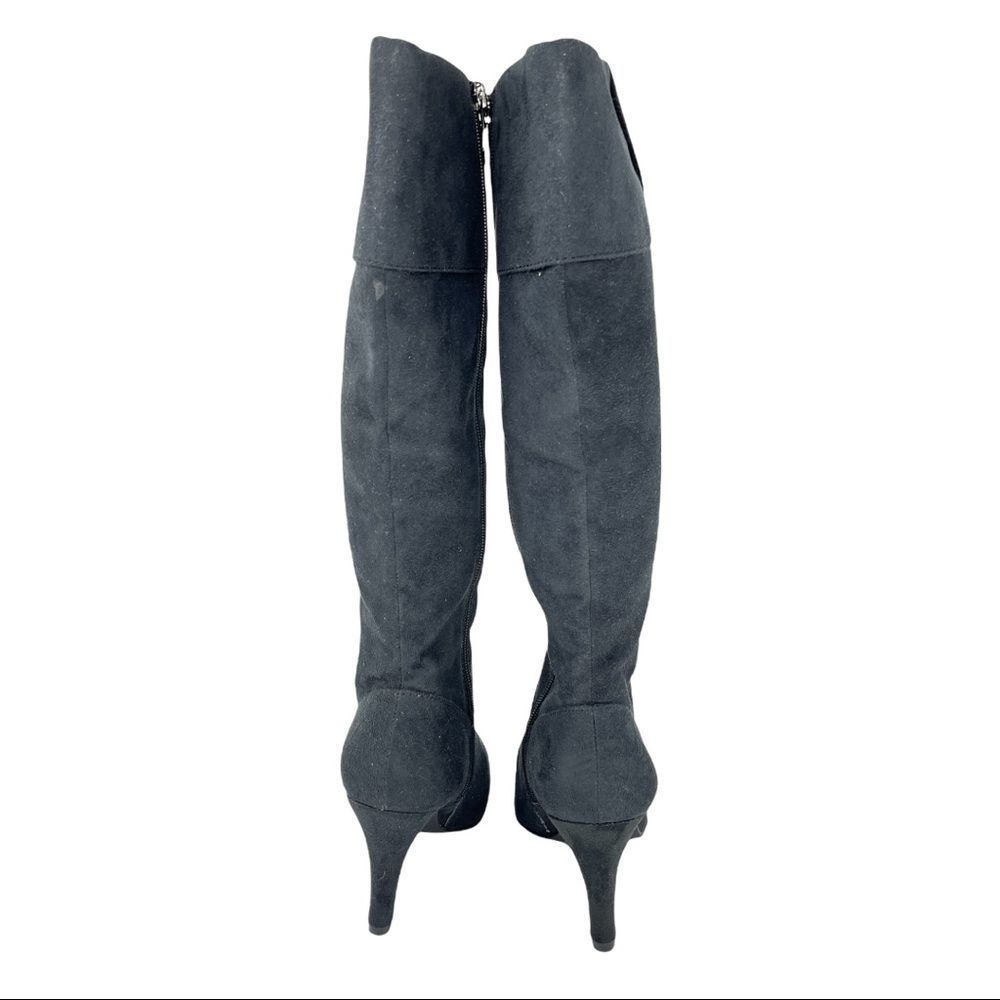 Pesaro Black Tall Heeled Boots - Picture 4 of 9